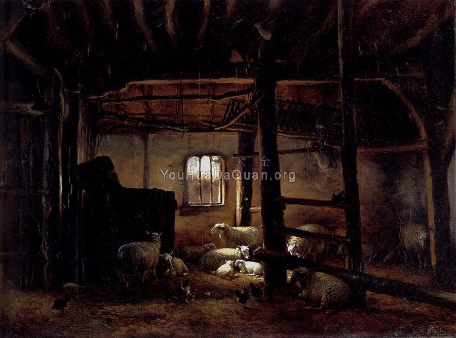 In The Stable - 尤金·约瑟夫·维保盖文